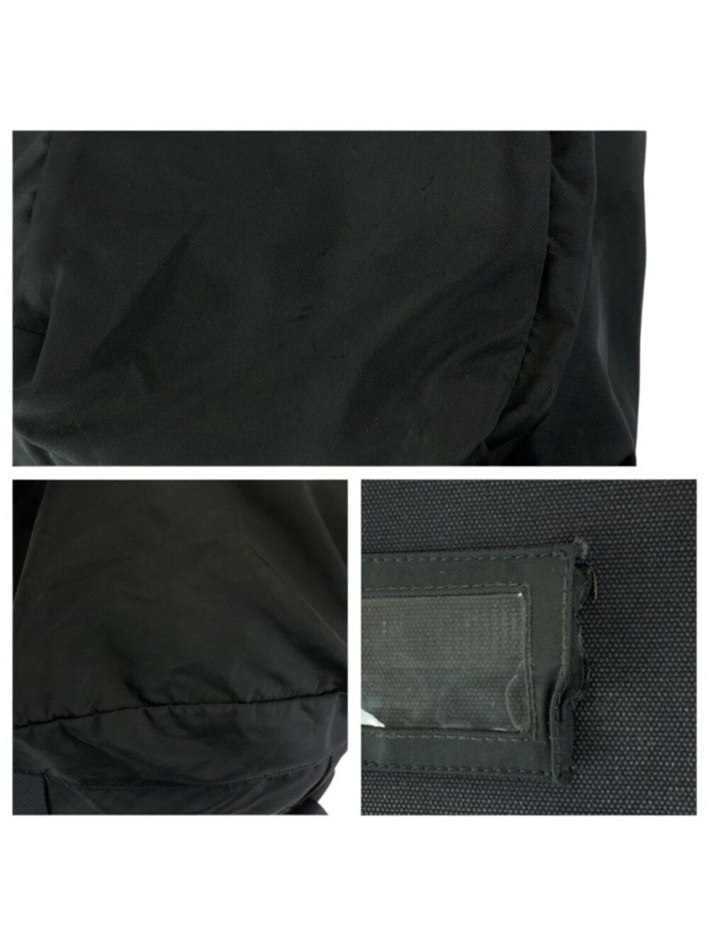 Prada Tessuto Black Silver Nylon Backpack - Picture 5 of 9